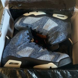 “Washed denim” size 10 mens retro 6